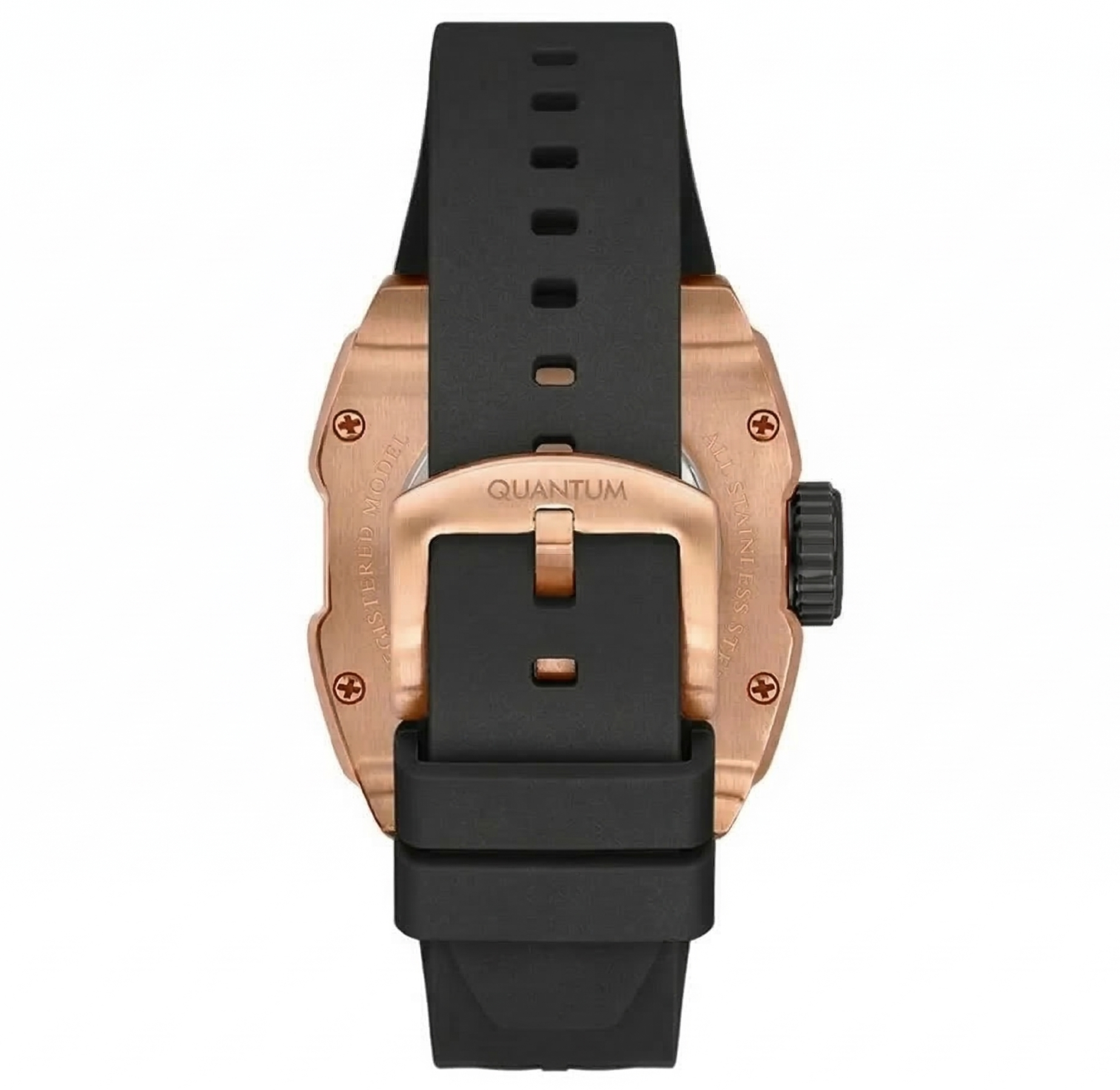 Quantum, Men's, Analog Watch, Black Dial, with Silicone Band, QU-QMG1098.453