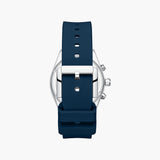 Lee Cooper Men's Multifunction Watch with Dark Blue Dial and Dark Blue Silicone Band, LC08388.399