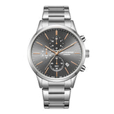 Lee Cooper, Men's, Analog Watch, Silver Dial, with Stainless Steel Band, LE-LC08042.360
