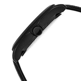 Titan Globe Trotter Men's Watch Analog Black Dial With Black Leather Strap, 1704NL01