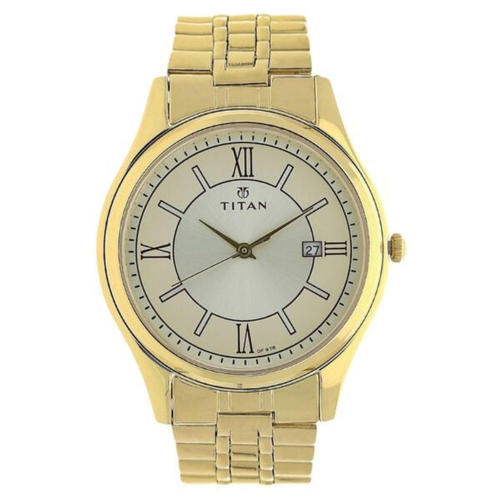 Titan, Men's, Analog Watch, with Stainless Steel Band, TI-1713YM03