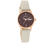Titan, Women, Analog, Watch, Brown Dial, Leather Strap, 2656WL01