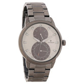 Titan Men's  Multifunction Watch Analog  Grey Dial With Grey Stainless Steel Band, 1756QM01