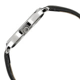 Titan Workwear Men's Watch Analog Black Dial With Black Leather Strap, 1770SL02