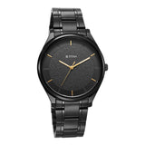Titan Men's Watch, Black Dial Stainless Steel Strap Watch for Men, 1802NM01 - view 2