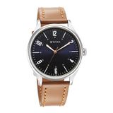 Titan Men's Watch Workwear Collection Black Dial Brown Leather Strap Analog Watch, 1802SL1 - view 2