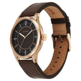 Titan Neo Basics Analog Men's Watch with Brown Dial and Brown Leather Strap,1802WL03