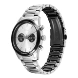 Titan Men's Watch Analog Silver Dial with Silver Stainless Steel Band, 1805KM13