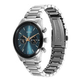 Titan Men's Watch Analog Green Dial with Silver Stainless Steel Band, 1805KM14