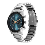 Titan Men's Watch Analog Green Dial with Silver Stainless Steel Band, 1805KM14