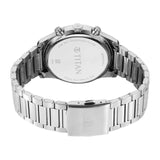 Titan Men's Watch Analog Green Dial with Silver Stainless Steel Band, 1805KM14