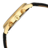 Titan Regalia Men's Watch Analog Meroon Dial with Black Leather Strap, 1805YL01