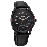 Titan Octane Men's Watch Analog Black Dial with Black Leather Strap, 1806NL05