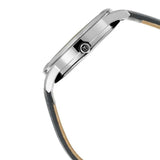 Titan Men's Watch Analog Silver Dial With Grey Leather Strap, 1806SL03