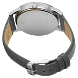 Titan Men's Watch Analog Silver Dial With Grey Leather Strap, 1806SL03