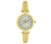 Titan Women's Watch Karishma Collection Analog, White Dial Gold Stainless Strap, 2574YM01