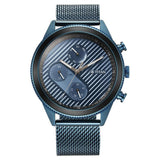 Titan Men's Watch Analog Blue Dial With Blue Mesh Band, 1814KM02