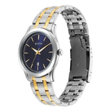 Titan Men's Watch Analog Blue Dial with Two-Toned Stainless Steel Band, 1823BM02