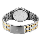 Titan Men's Watch Analog Blue Dial with Two-Toned Stainless Steel Band, 1823BM02