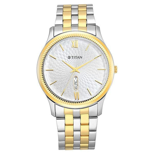 Titan, Men's, Analog Watch, Blue Dial, TI-1824BM04