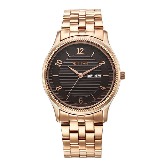 Titan, Men, Analog, Watch, Brown Dial, 1824WM01