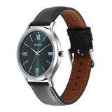 Titan Karishma Men's Watch Analog Green Dial With Black Leather Strap, 1825SL16