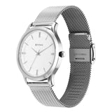 Titan Karishma Men's Watch Analog Silver Dial With Silver Stainless Steel Strap, 1825SM09