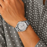 Titan Karishma Men's Watch Analog Silver Dial With Silver Stainless Steel Strap, 1825SM10