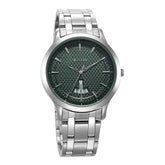Titan Karishma Men's Watch Analog Green Dial With Silver Stainless Steel Band, 1825SM11