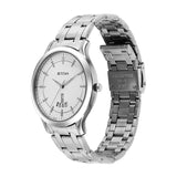 Titan Men's Watch Analog Silver Dial with Silver Stainless Steel Band, 1825SM12
