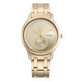 Titan Yin & Yang Men's Watch Analog Champange Dial With Champagne Stainless Steel Band, 1825WM02