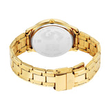 Titan Tet Men's Watch Analog Red Dial With Gold Stainless Steel Band, 1825YM10