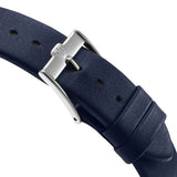 Titan Edge Men's Analog Watch Blue Dial With Blue Leather Strap , 1843SL03