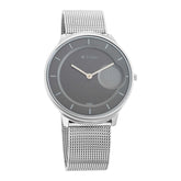 Titan Edge Minimals Analog Men's Watch, Grey Dial Stainless Steel Strap, 1843SM01