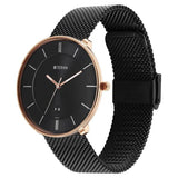 Titan Noir Men's Watch Analog Black Dial With Black Stainless Steel Band, 1849KM03