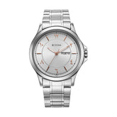 Titan Marhaba Collection Arabic Silver Dial Silver Stainless Steel Strap Watch for Men, 1870SM05