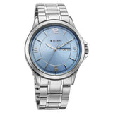 Titan, Men's, Analog Watch, Blue Dial, with Stainless Steel Band, TI-1870SM07