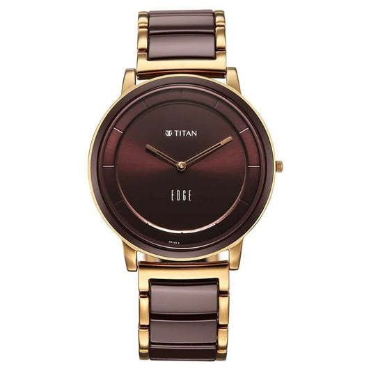 Titan, Men, Analog, Watch, Brown Dial, 1878KD08