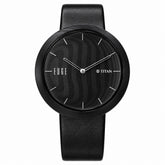 Titan, Unisex, Analog, Watch, Black Dial, Leather Strap, 1881NL01