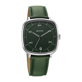 Titan men analog watch, green dial with date and time and green dial and green strap, model TI-1885SL04, Bahrain