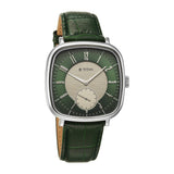 Titan Men's Analog Watch, Green Dial with Green Leather Strap, 1885SL07