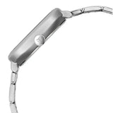 Titan Shaped Case Men's Watch Analog Green Dial with Silver Stainless Steel Band, 1885SM01