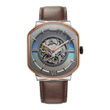 Titan Techno Beats Men's Automatic Watch Analog Anthracite Dial With Brown Leather Strap, 1893KL01