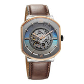Titan Techno Beats Men's Automatic Watch Analog Anthracite Dial With Brown Leather Strap, - view 2