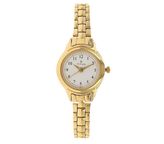 Titan, Women, Analog, Watch, White Dial, 2401YM01