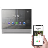 Commax Fine View 10 Inch Handsfree Smart Wall Pad with Memory Record and Smartphone Connectable, Neo Silver, CDV-1004QT