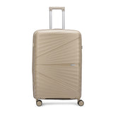 Carlton Hertford 55cm 8 Wheel Hard Top Trolley-Champagne, HERTFORD55CPA