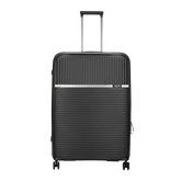 VIP Airtron 55cm Hard Case Hard Trolley 360° Jet Black, AIRTON55BLK