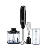 Black+Decker, 3-In-1 Hand Blender With Chopper Black, HB600-B5 Blender BL-HB600-B5