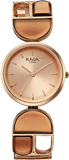 Titan Raga Afterglow Women's Quartz Analog Watch, Rose Gold11 Dial, Rose Gold Stainless Steel Strap, TI-2742WM01